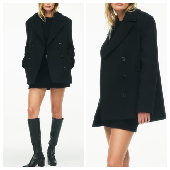 Zara Jackets & Blazers - NWT Zara Cropped Wool Jacket Limited Edition